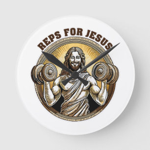 Reps for Jesus Round Clock