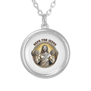 Reps for Jesus Silver Plated Necklace