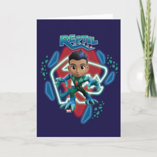 Reptil Glowing Character Art Card