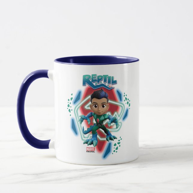 Reptil Glowing Character Art Mug (Left)