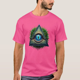 Reptile All Seeing Eye Lizard People Conspiracy T T-Shirt