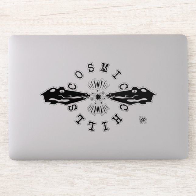 Reptile catfish chilling motto v1 sticker (Computer)