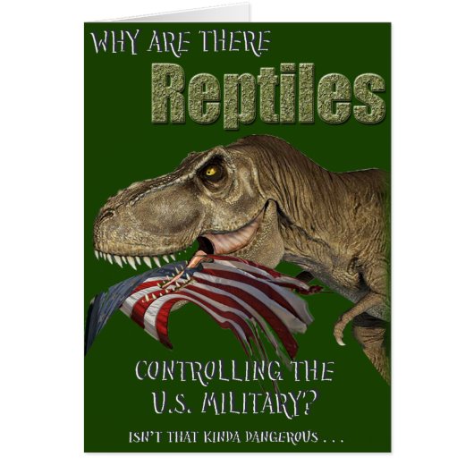 Reptile Controlled Military Cards (Front)