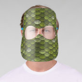 Reptile Dragon Scales Face Shield (Insitu)