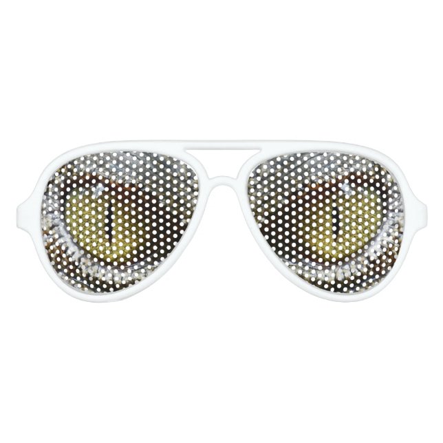 Reptile eyes aviator sunglasses (Front)