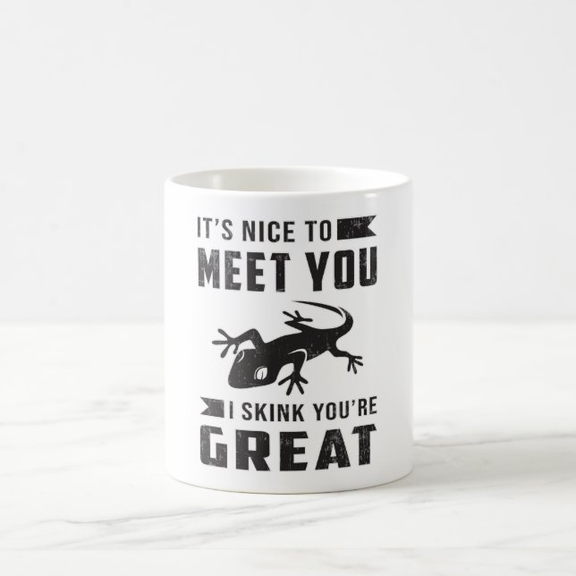 Reptile Gecko Lizard Reptiles Lover Funny Gift Coffee Mug (Center)