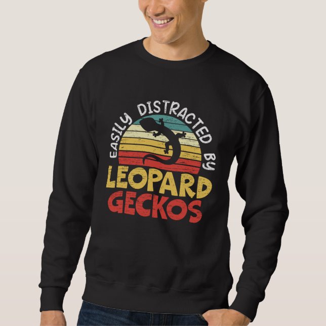 Reptile Leopard Gecko  Lizard Herpetology Pets  2 Sweatshirt (Front)
