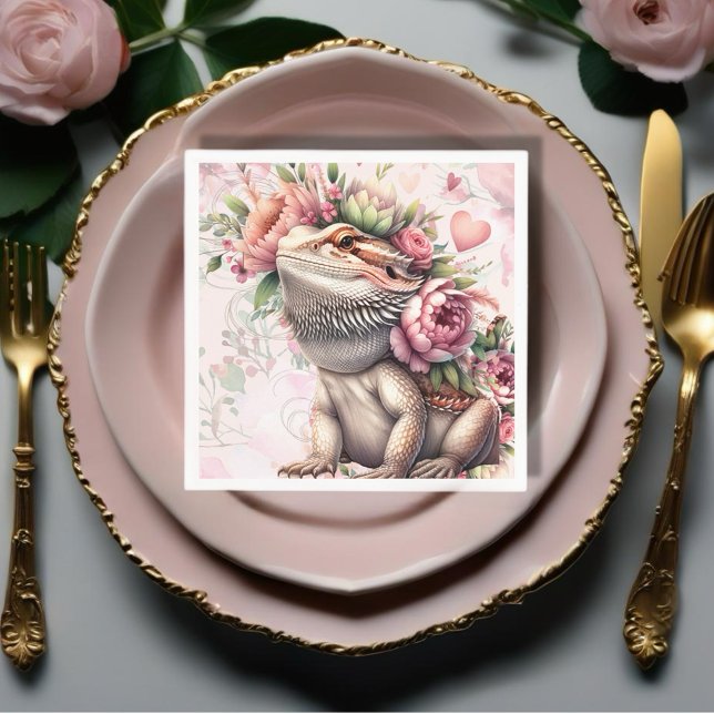 Reptile Lizard Birthday Napkins (Are you ready to throw an unforgettable birthday bash for your reptile enthusiast?
)