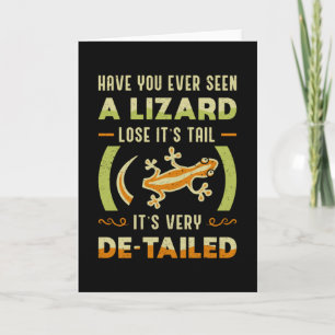 Reptile Lizard Gecko Animal Reptiles Funny Gift Card
