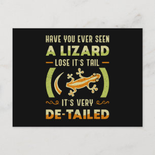 Reptile Lizard Gecko Animal Reptiles Funny Gift Postcard