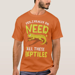 Reptile Lizard Herpetologist 1 T-Shirt