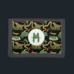 Reptile, Lizards & Amphibians Kids Monogram Trifold Wallet<br><div class="desc">A unique,  hand drawn reptile,  lizards and amphibians design featuring chameleons,  snakes,  lizards,  iguanas,  frogs and much more. A great design for kids reptile birthday themes and children's bedroom decor. An ideal gift for anyone who loves reptiles,  lizards,  amphibians,  herpetology and cute hand drawn illustrations.</div>