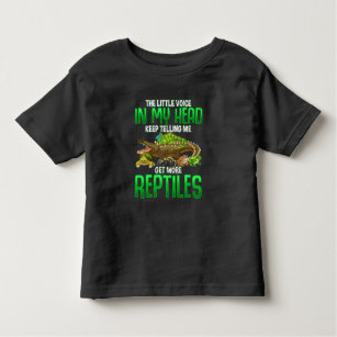 Reptile lover Gifts snake frog and turtle owner Toddler T-shirt