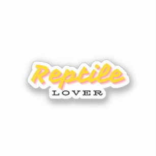 Reptile Lover Sticker