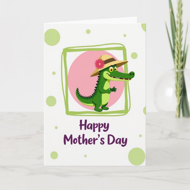 Reptile Mothers Day Art Card (Front)