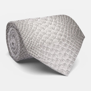 Reptile Print neck tie