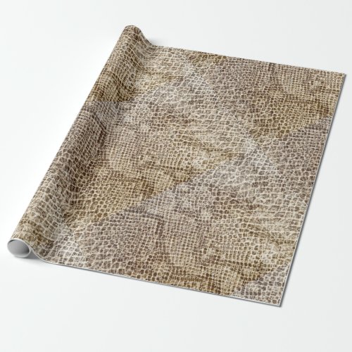 Reptile skin pattern wrapping paper