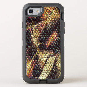 Reptile skin with yellowish and dark spots? OtterBox defender iPhone SE/8/7 case
