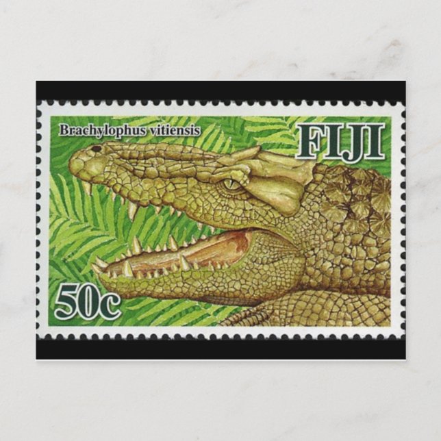 Reptile Stamp Postcard (Front)