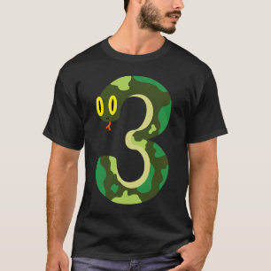 Reptiles  3rd Birthday Snakes Reptile Owner Graphi T-Shirt