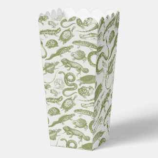 Reptiles and Amphibians Animals Goblincore Pattern Favor Boxes
