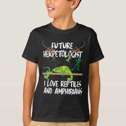 Reptiles and amphibians gift lizard T_Shirt