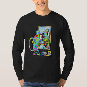 Reptiles Panther Chameleon Color Changing Animal C T-Shirt