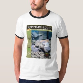 Reptiles Rock T-shirt With Uromastyx by busycrowstudio at Zazzle