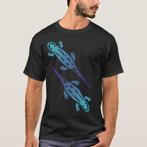 Reptiles  Southwest Salamander Lizard  T_Shirt