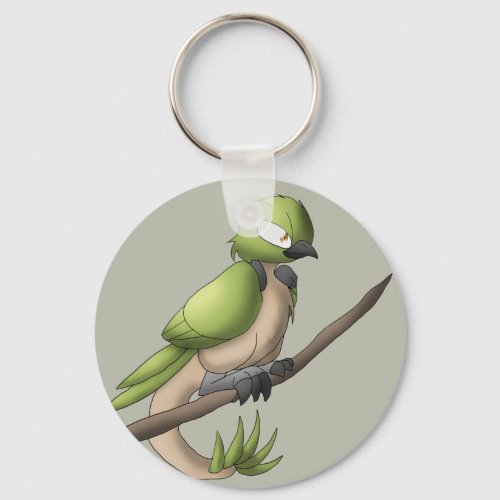 Reptilian Bird Keychain