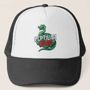 Reptilian Brain Trucker Hat