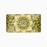 Reptilian - Fractal Art Label