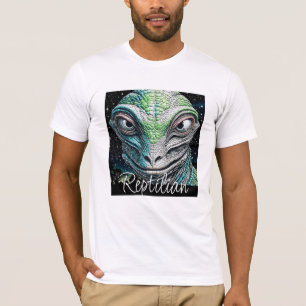 Reptilian Lizard Man Alien Extraterrestrial Being T-Shirt
