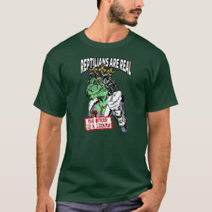 Reptilians Are Real - The Queen Is A Lizard T-Shirt