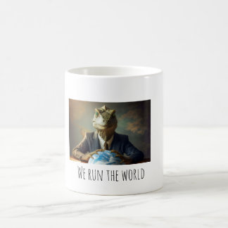 Reptilians Run The World Coffee Mug