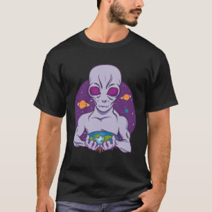 Reptiloids Alien Illuminati Government Critics T-Shirt