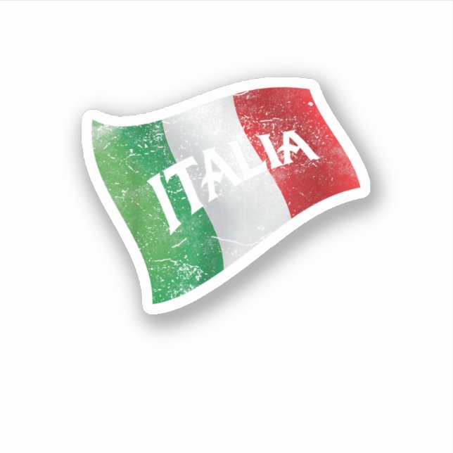Repubblica Italiana I'm Italian I Love Italy Gift  Sticker (Front)