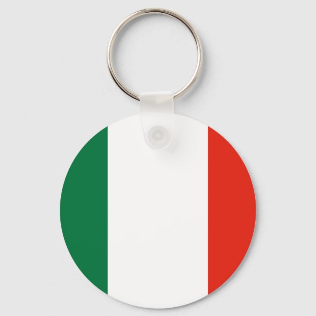 Repubblica Transpadana, Italy flag Keychain (Front)