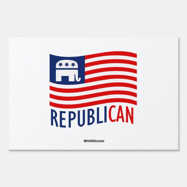 REPUBLI-CAN YARD SIGN (Front)