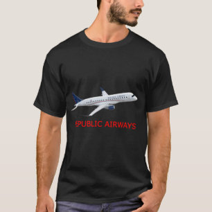 Republic Airways Airbus A220 Airplane T-Shirt