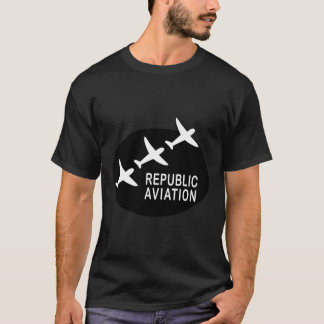 Republic Aviation Repro Logo (Black Ver.) Essentia T-Shirt