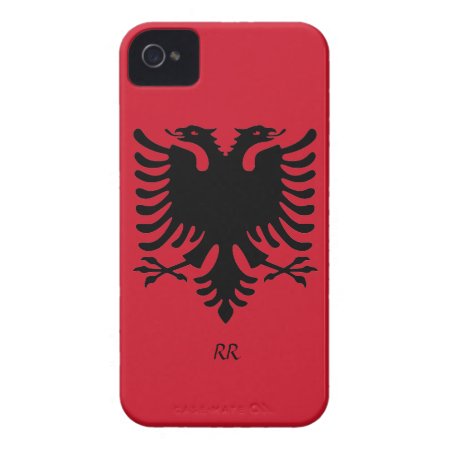 Republic Of Albania Flag Eagle Iphone 4/4s Case