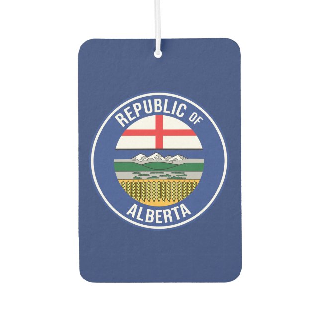 Republic of Alberta WEXIT Air Freshener (Front)