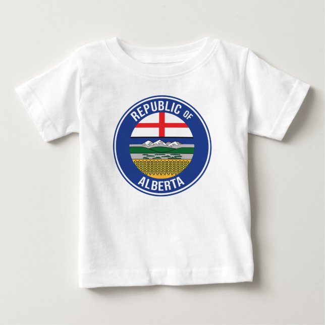 Republic of Alberta WEXIT Baby T-Shirt (Front)