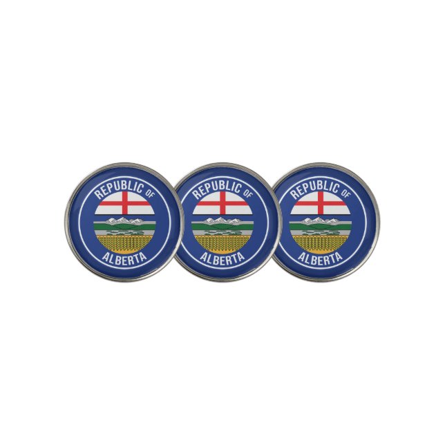 Republic of Alberta WEXIT Golf Ball Marker (3 Up)
