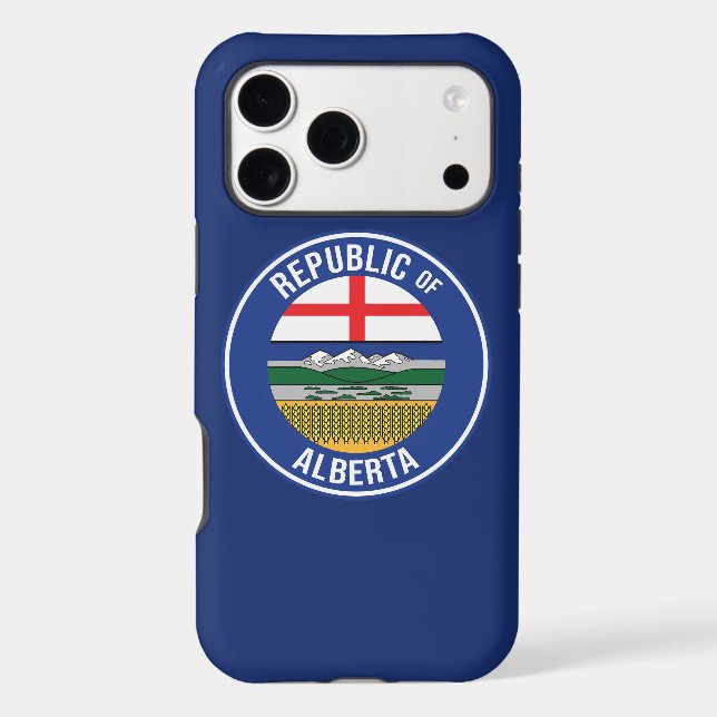 Republic of Alberta WEXIT Iphone Case (Back)
