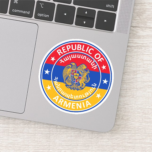 Republic of Armenia Sticker (Detail)