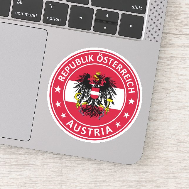 Republic of Austria Sticker (Detail)