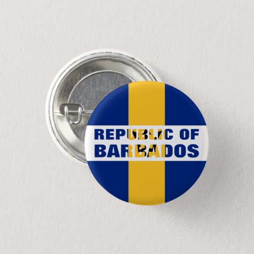 Republic of Barbados Button