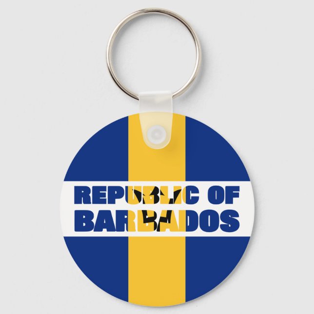 REPUBLIC OF BARBADOS KEYCHAIN (Front)
